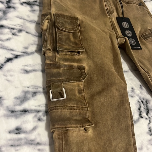 New with tag Tigers Eye Cargo  Jeans Serenede Size 10 Kids Denim . - Picture 6 of 16